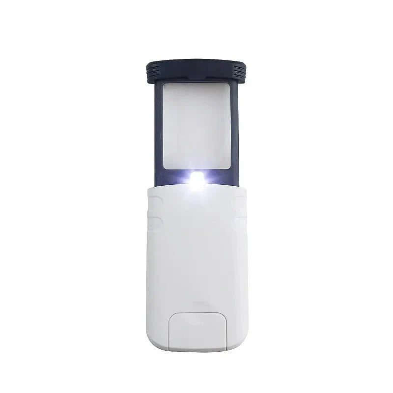 LENSFLIP – Foldable 4X LED Pocket Magnifying Glass for Reading and Crafts