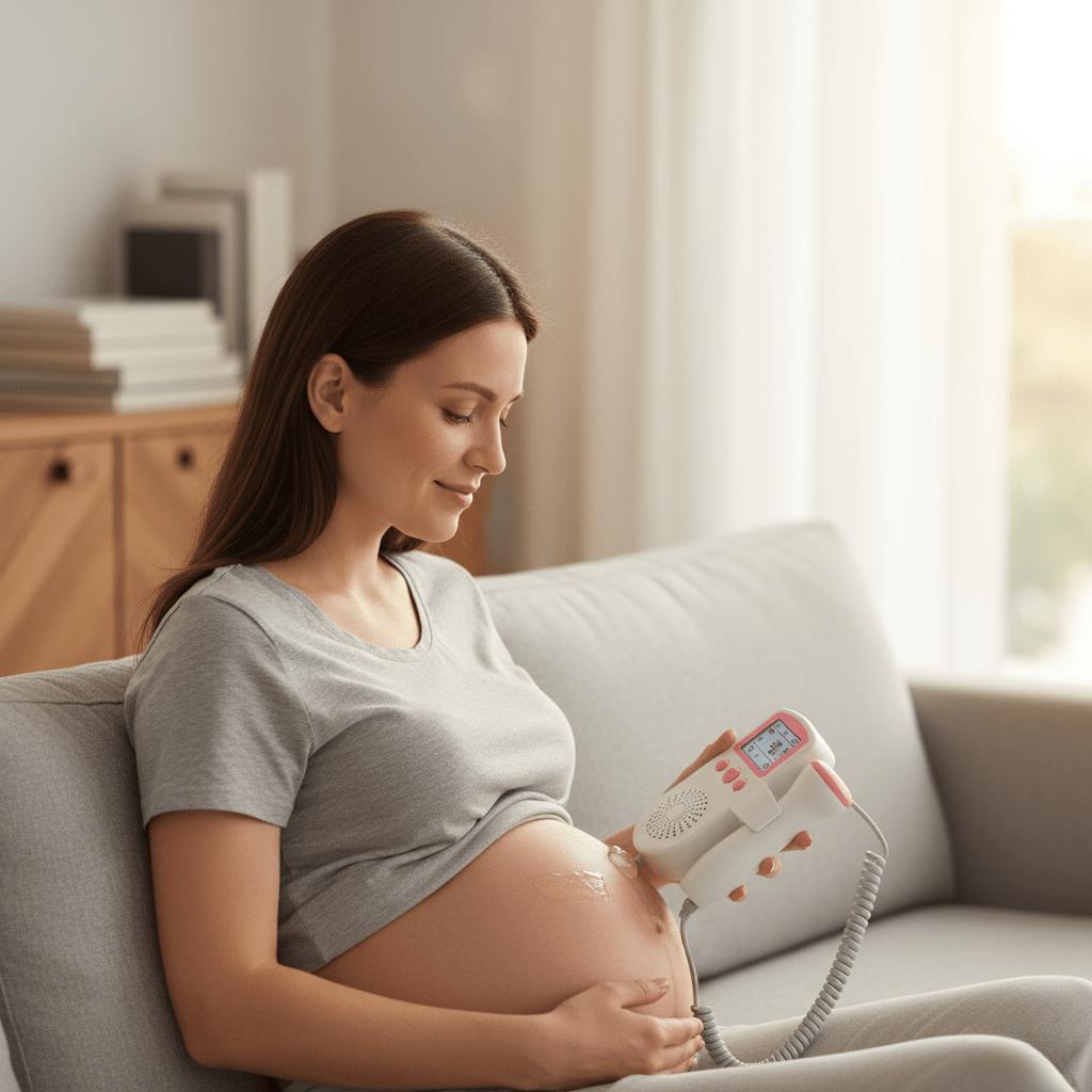 LifeRhythm – Compact LCD Fetal Heart Monitor for Pregnancy Monitoring