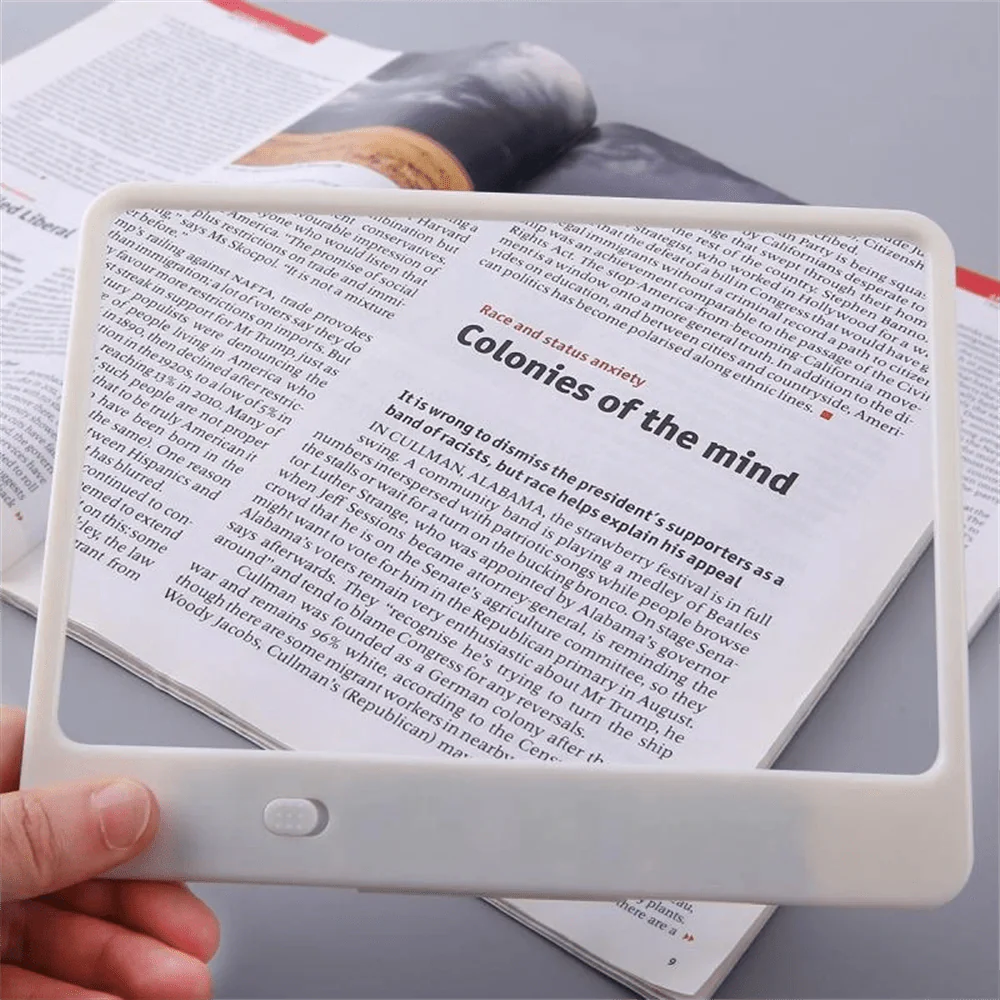 LITPAGE – 3X LED Full-Page Reading Magnifier Sheet