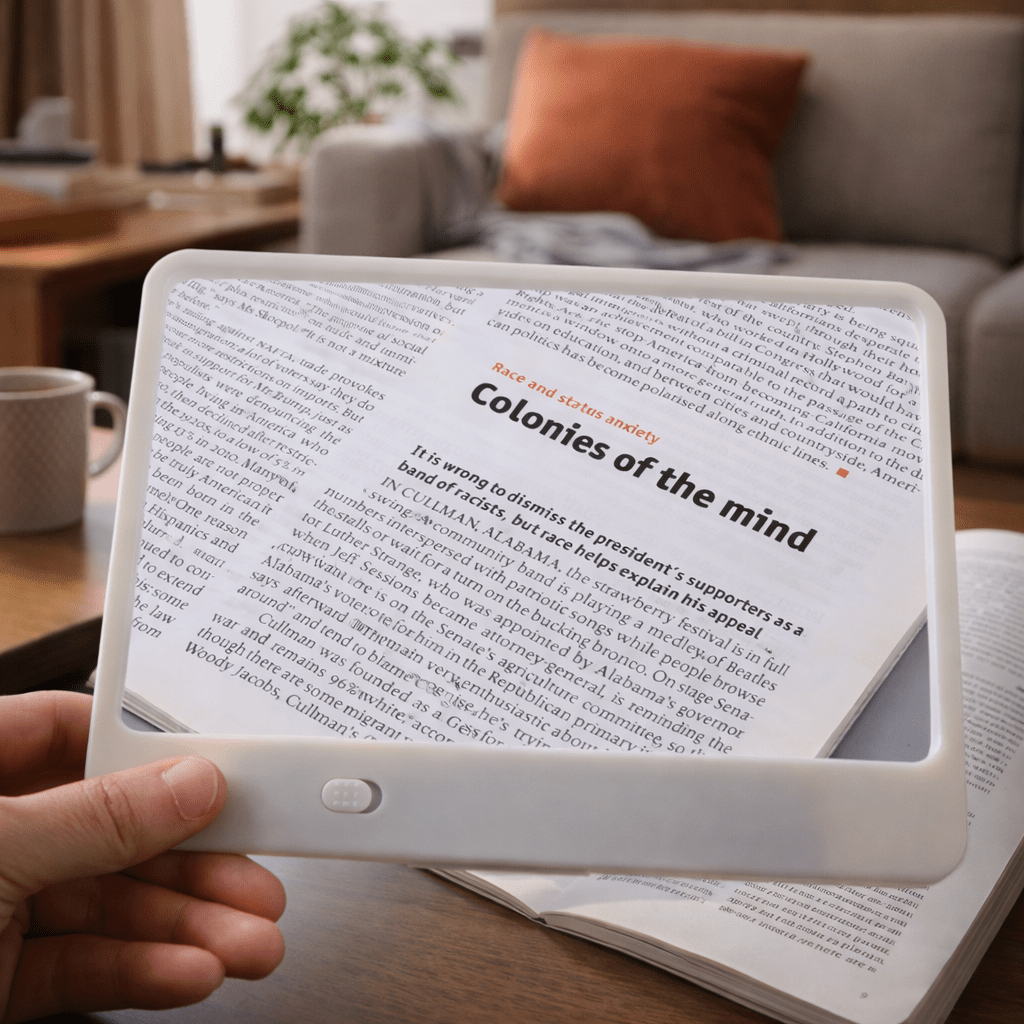 LITPAGE – 3X LED Full-Page Reading Magnifier Sheet