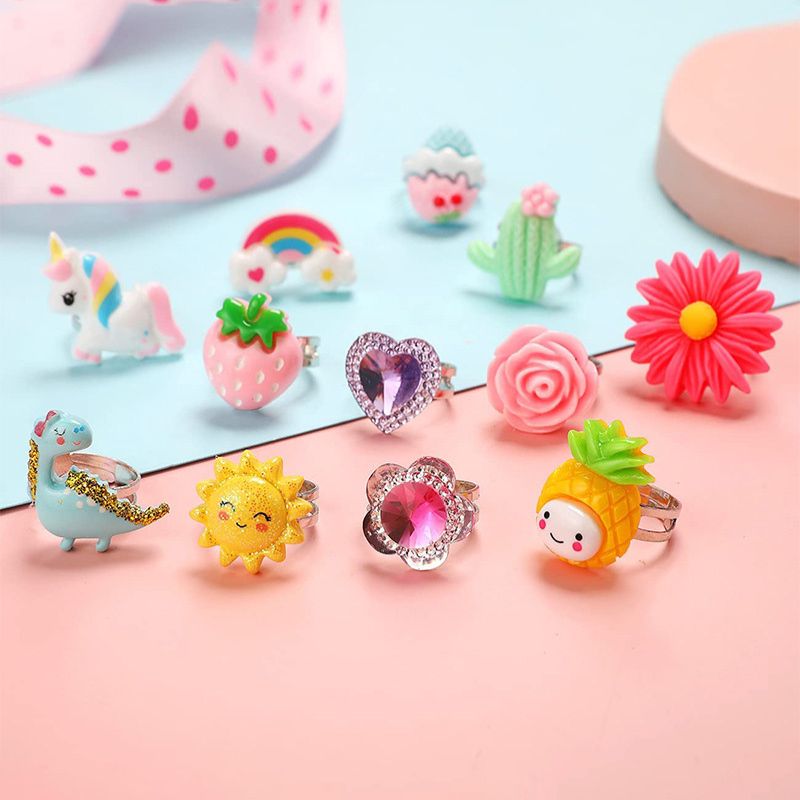 Little Princess Cartoon Ring Set