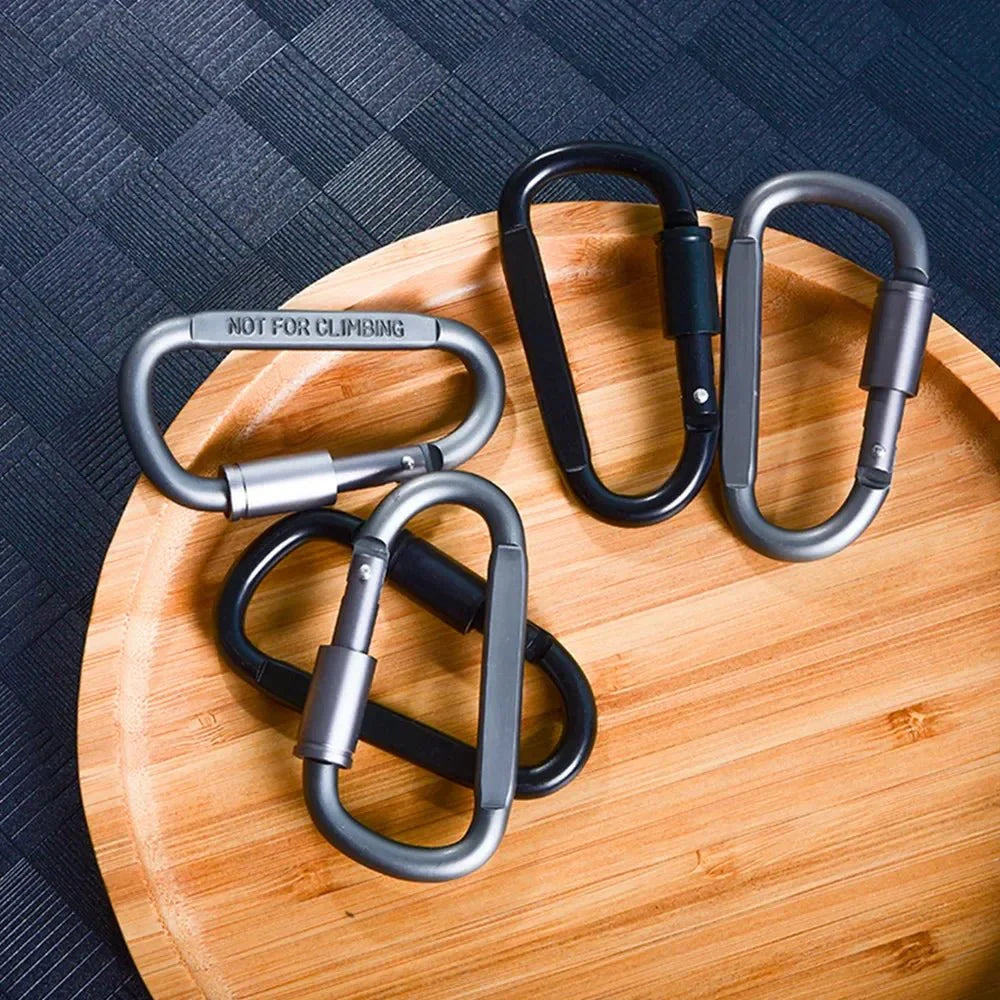 LOCKCLIP – Durable Aluminum Carabiner Set for Outdoor and Everyday Use