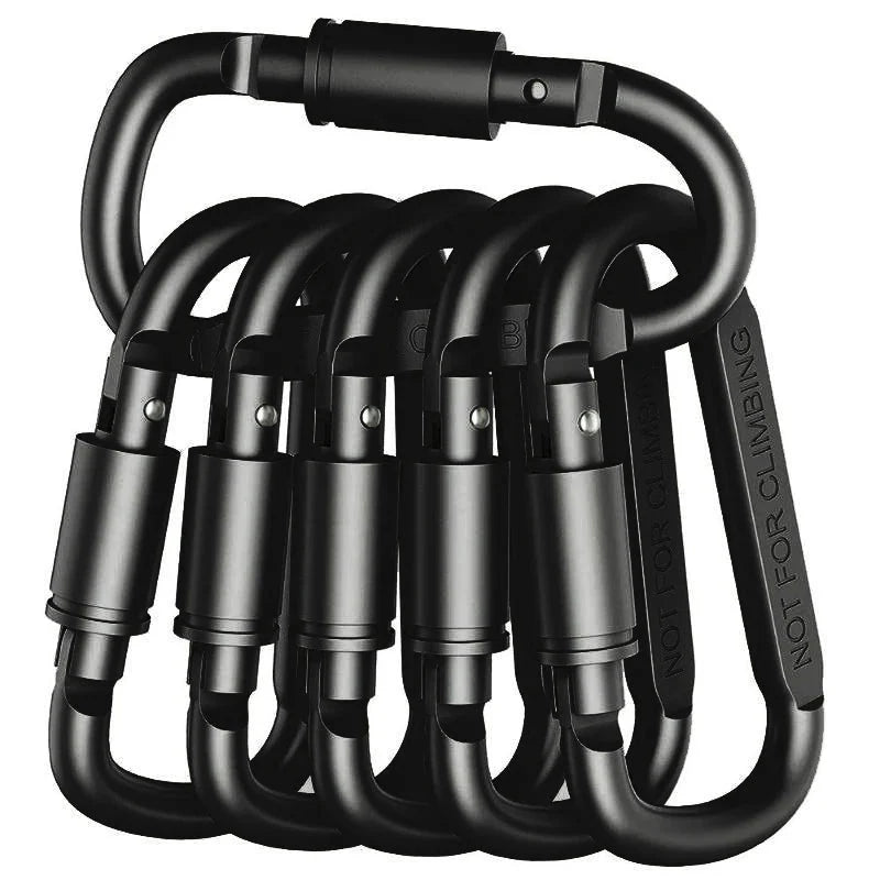 LOCKCLIP – Durable Aluminum Carabiner Set for Outdoor and Everyday Use