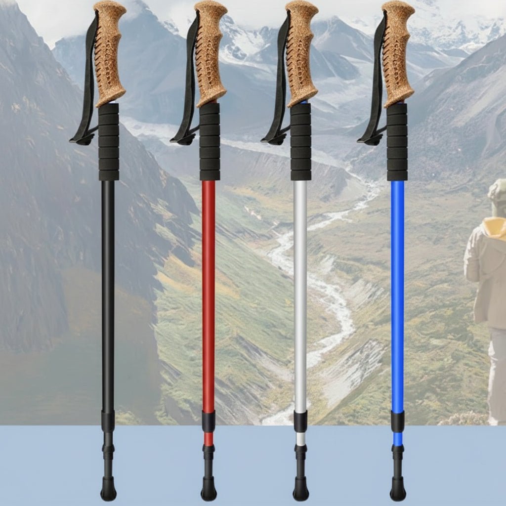 LONGTREK – Ultra-Light Adjustable Aluminum Alloy Trekking Poles for Long Hikes