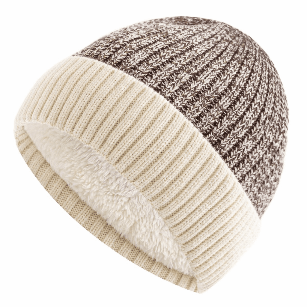 LOOMA – Two-Tone Fleece Lined Beanie for Everyday Warmth
