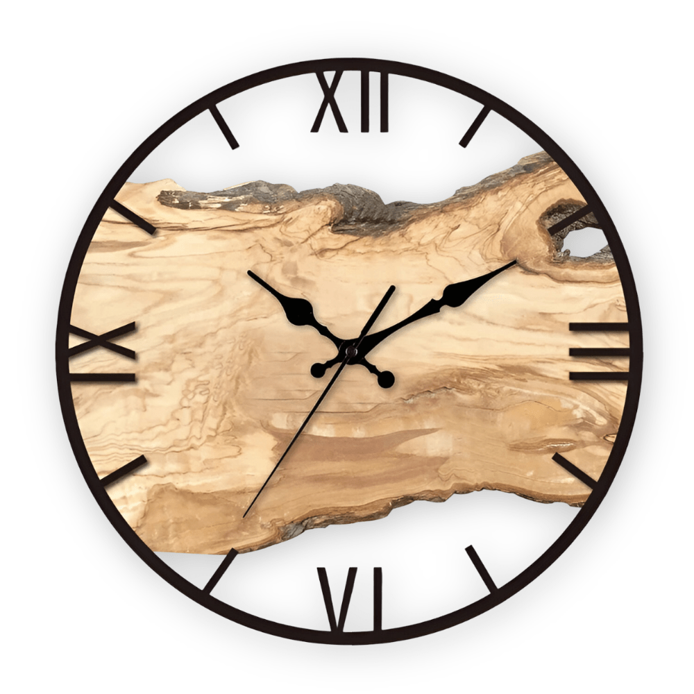 LUCENTRA – Elegant Clear Acrylic Wall Clock for Modern Minimalist Homes