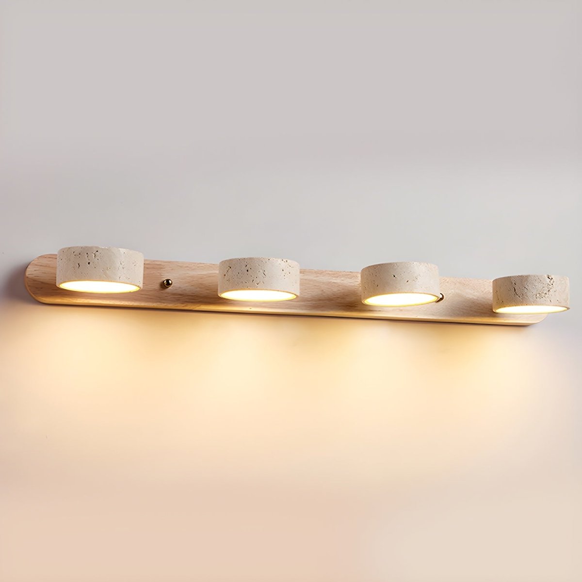 LUMÉNE – Travertine LED Wall Sconce for Architectural Luxury