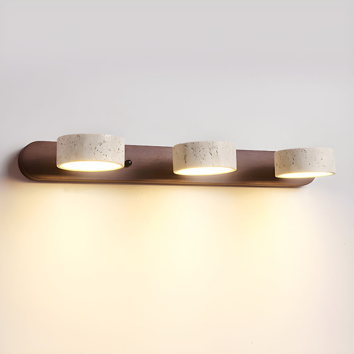 LUMÉNE – Travertine LED Wall Sconce for Architectural Luxury