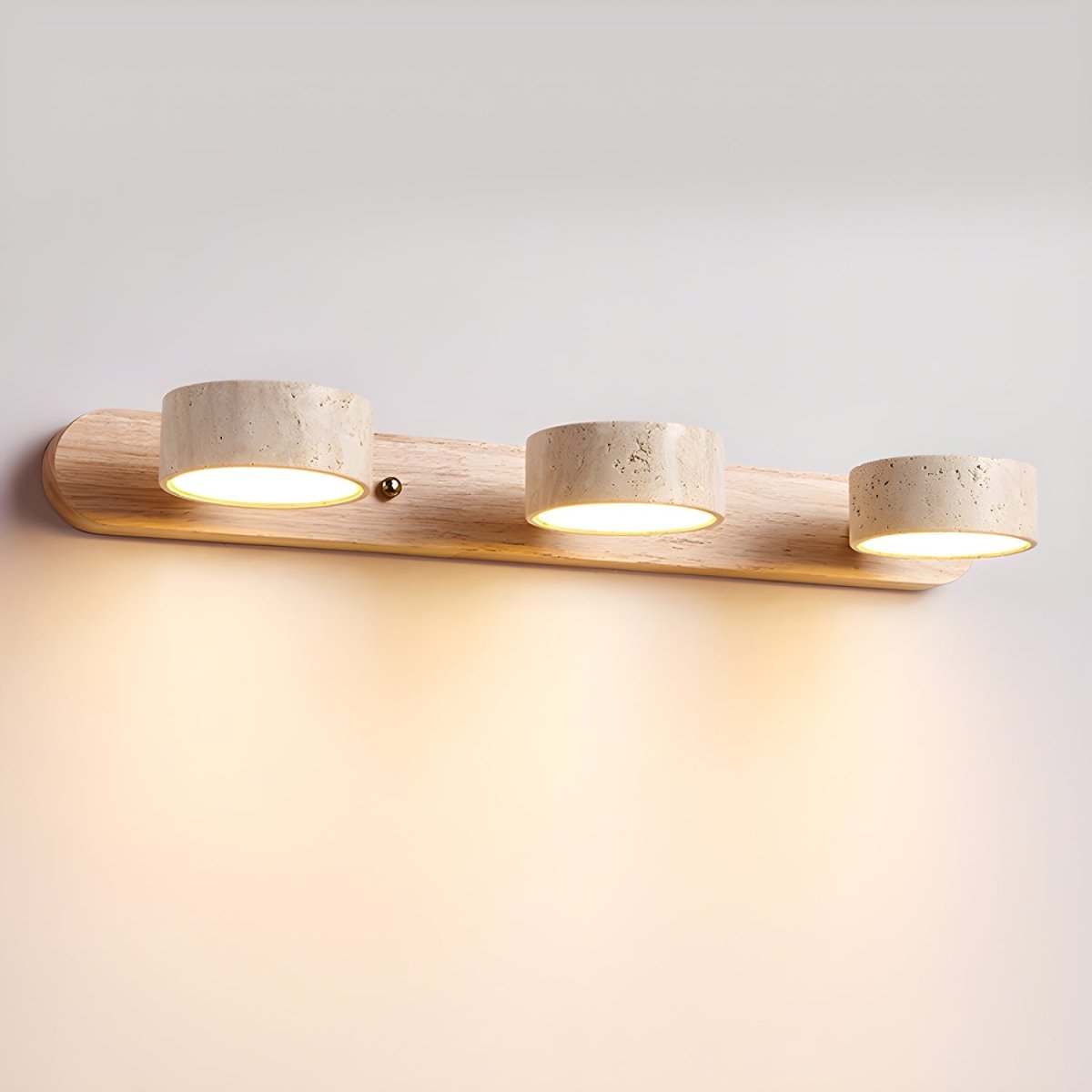 LUMÉNE – Travertine LED Wall Sconce for Architectural Luxury