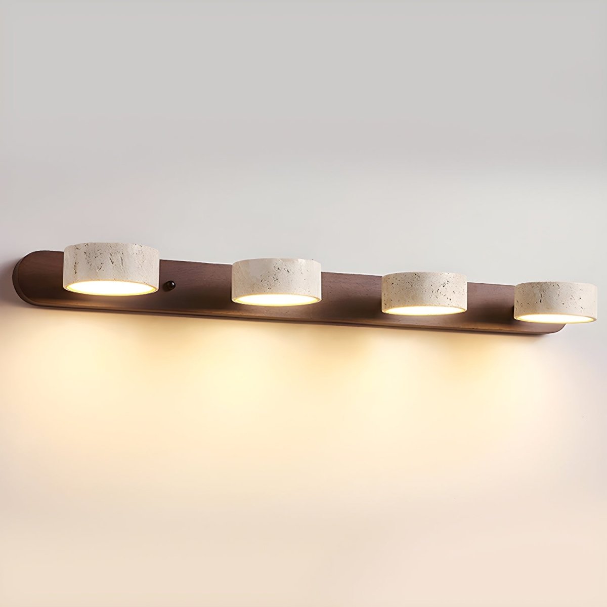 LUMÉNE – Travertine LED Wall Sconce for Architectural Luxury