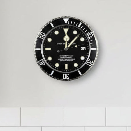LUMICLOCK – Modern Battery Operated Silent Wall Clock with Luminous Hands