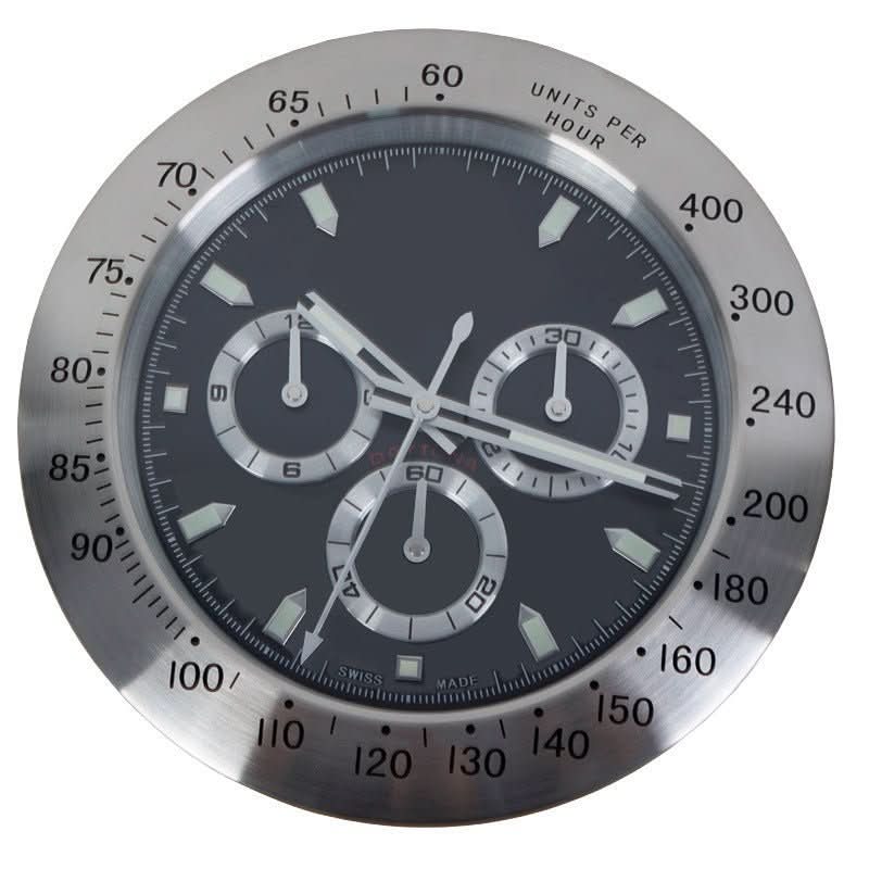 LUMICLOCK – Modern Battery Operated Silent Wall Clock with Luminous Hands