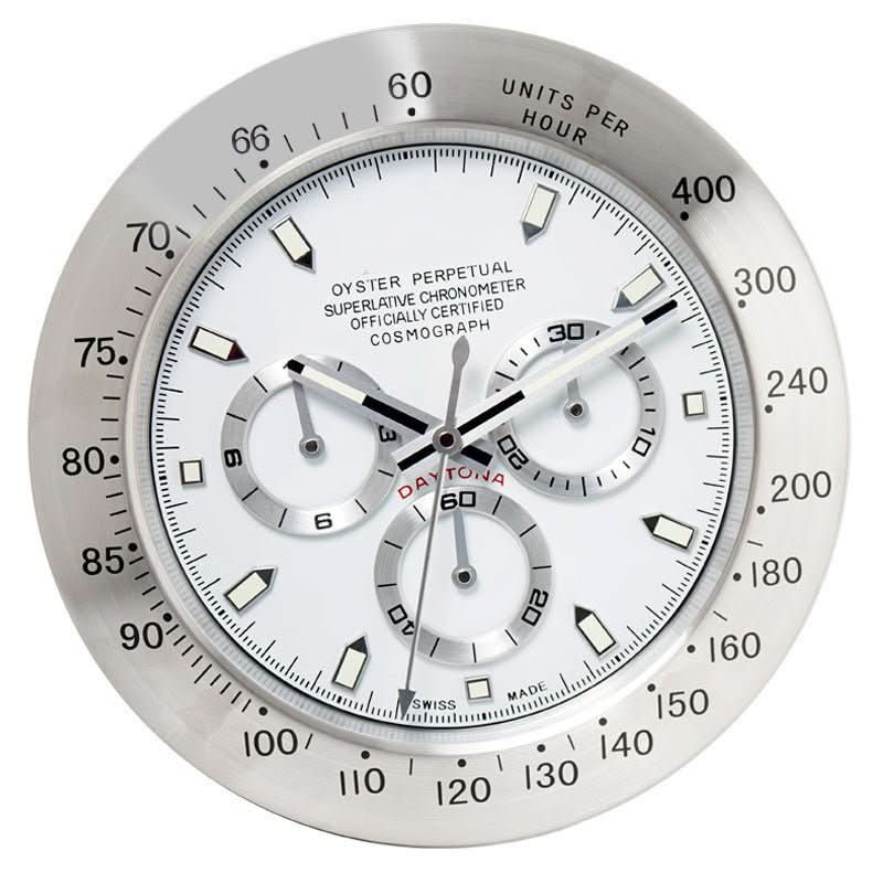 LUMORA - Modern Silent Wall Clock  Luminous stainless steel clock with battery-operated precision