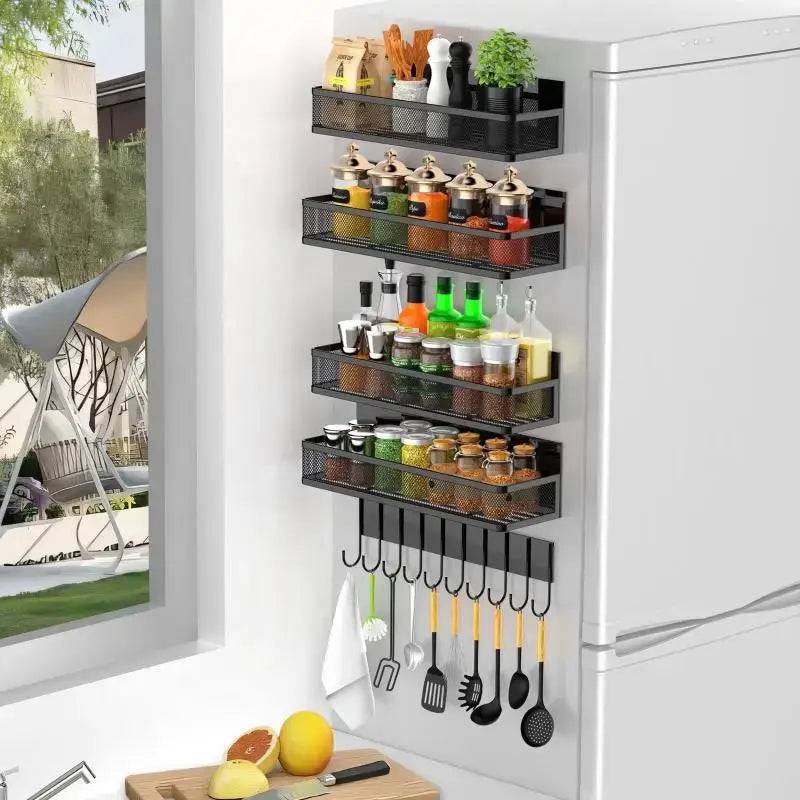 Magnetic Spice Rack for Refrigerator