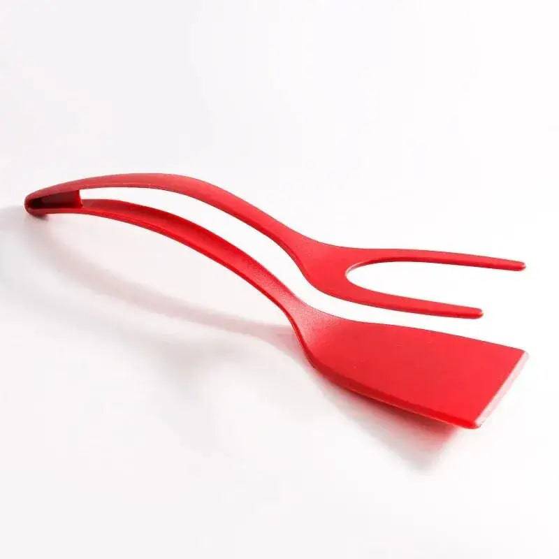 Two-in-One Kitchen Egg Pancake Flipper and Food Clip