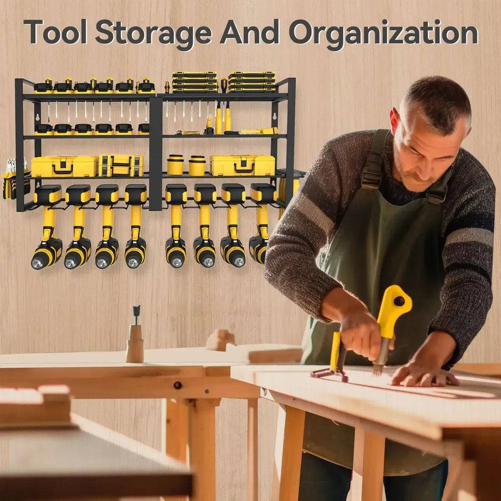 Heavy Duty Power Tool Organiser Wall Mount