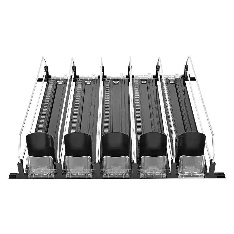 Drink Organiser Dispenser Spring Push Shelf