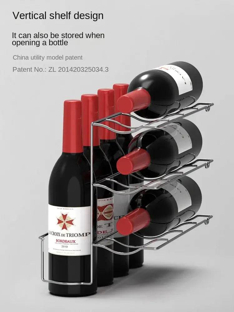 Electronic Constant Temperature Wine Cabinet with 5-Tier Storage and Coated Glass Door