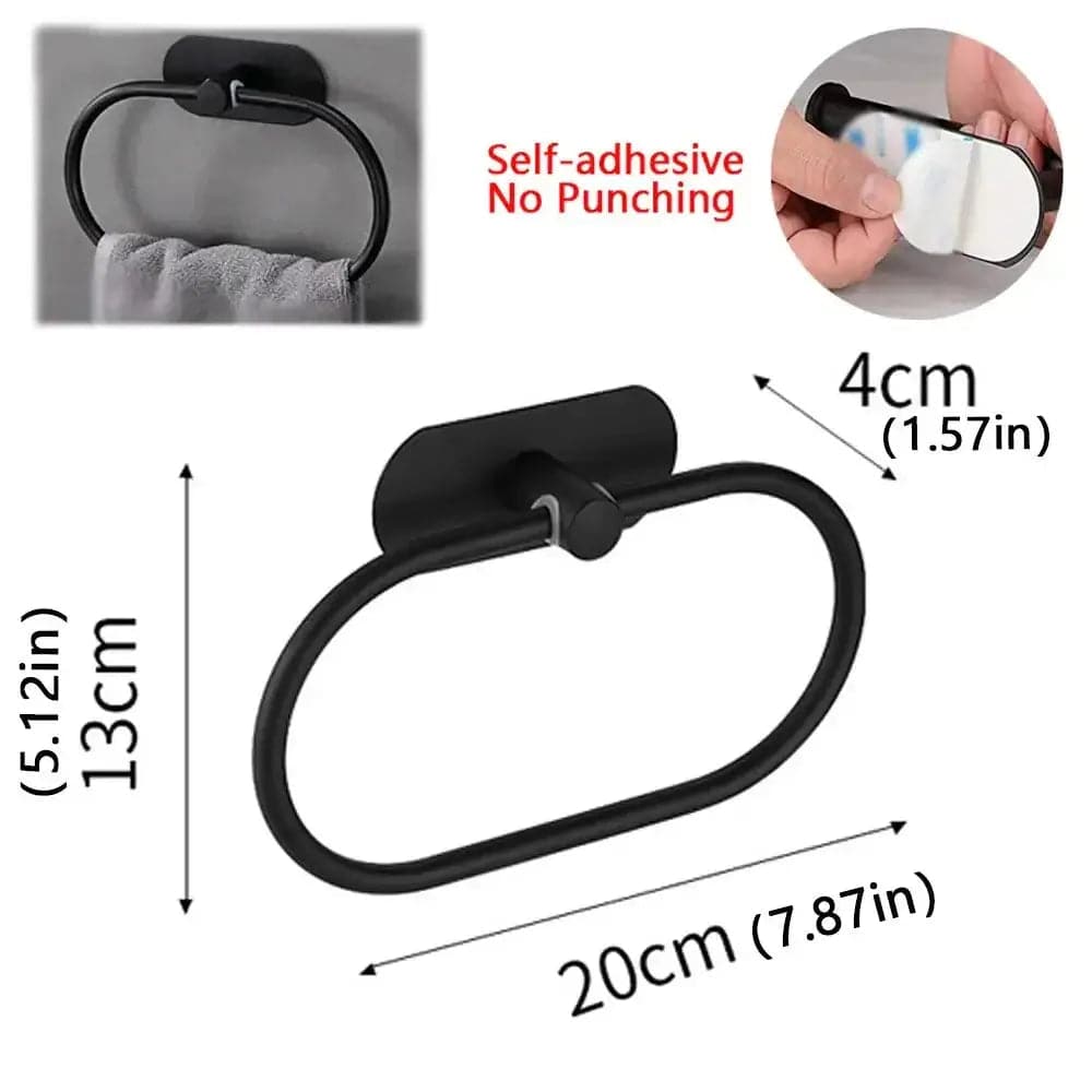 Stainless Steel Self-Adhesive Towel Rack