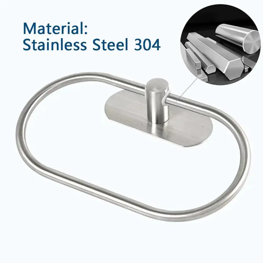 Stainless Steel Self-Adhesive Towel Rack
