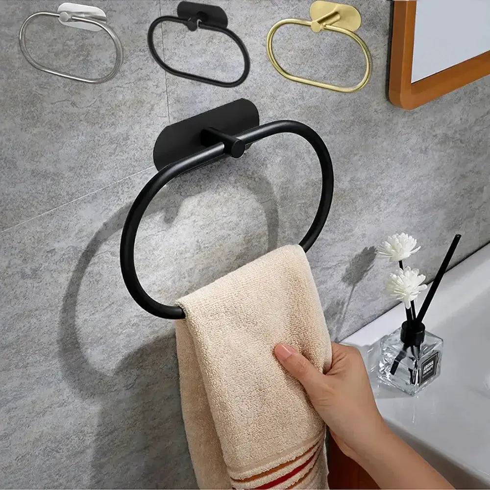 Stainless Steel Self-Adhesive Towel Rack