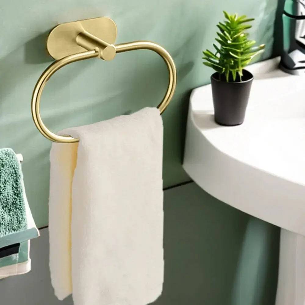 Stainless Steel Self-Adhesive Towel Rack