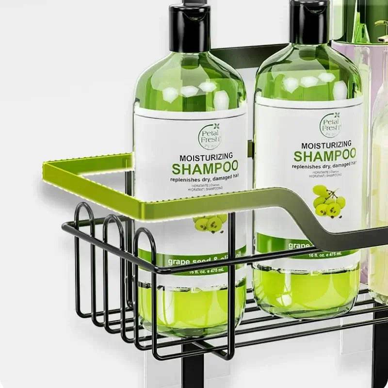 Drill-Free Bathroom Shelf Over Door Hanging Organiser