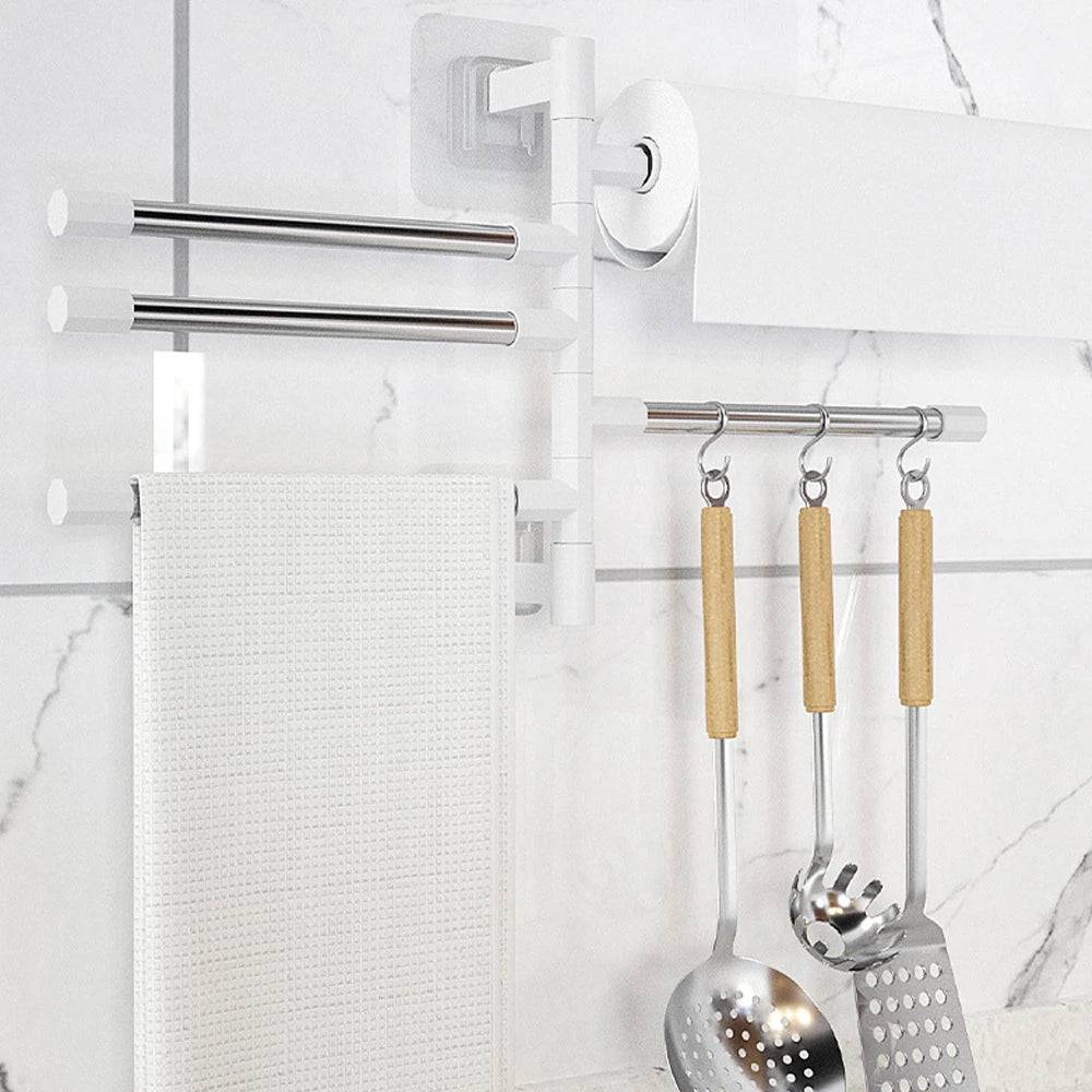 Rotating Multi-Bar Towel Rack