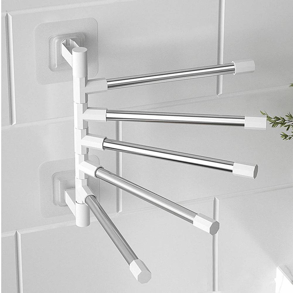 Rotating Multi-Bar Towel Rack