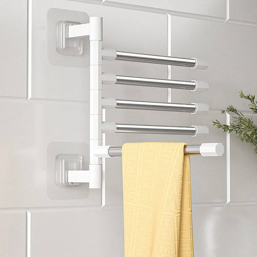 Rotating Multi-Bar Towel Rack