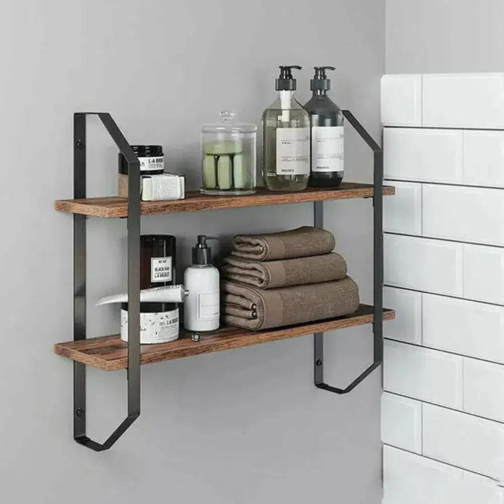 Rustic Wall Mounted Shelf