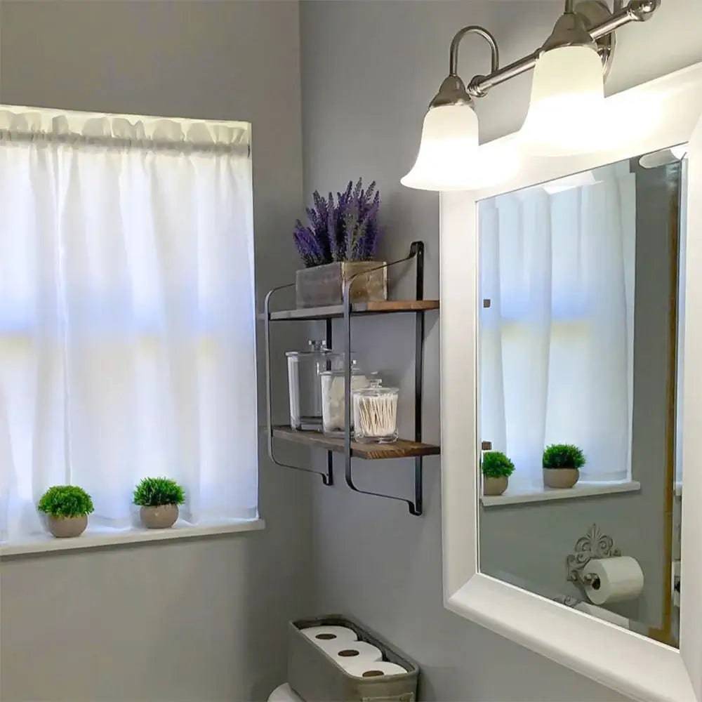 Rustic Wall Mounted Shelf