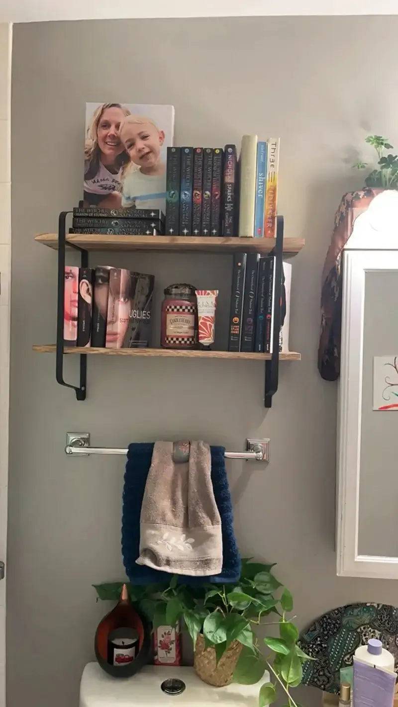 Rustic Wall Mounted Shelf