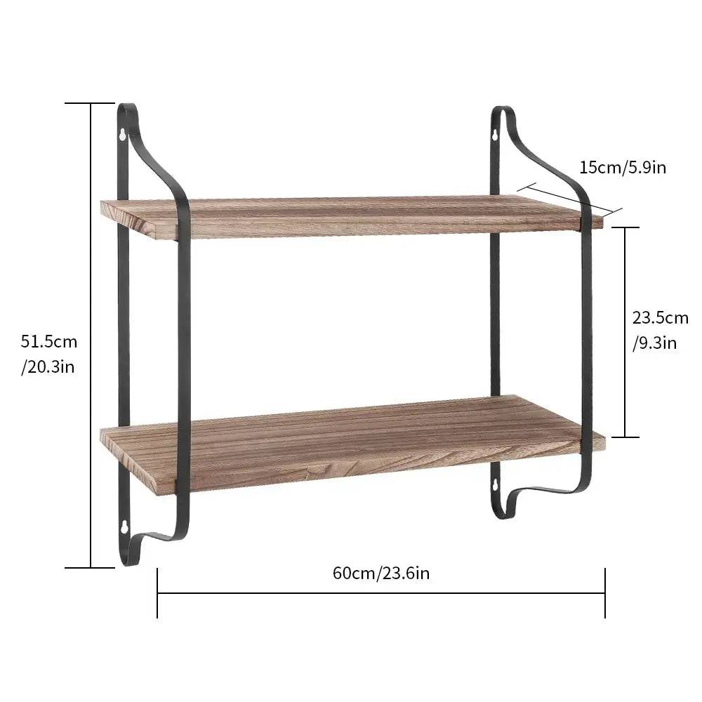 Rustic Wall Mounted Shelf