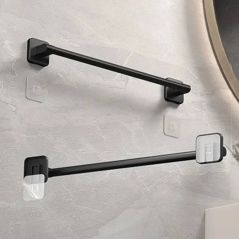 Self Adhesive Wall Mounted Single Towel Rack