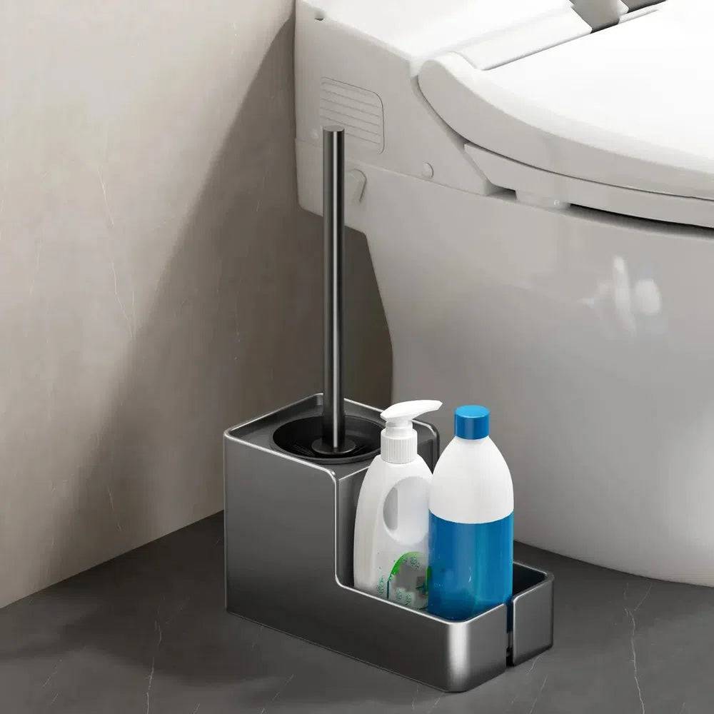 Aluminium Wall-Mounted Toilet Brush Holder
