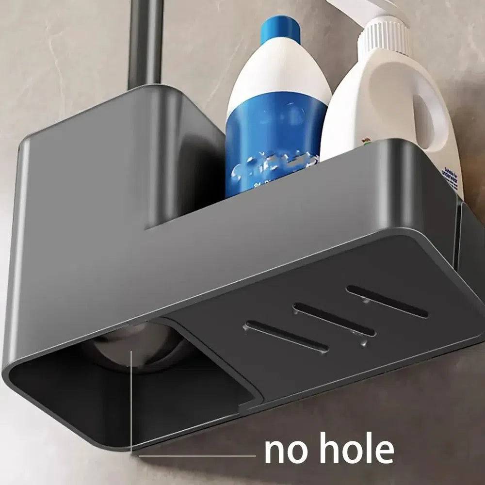 Aluminium Wall-Mounted Toilet Brush Holder