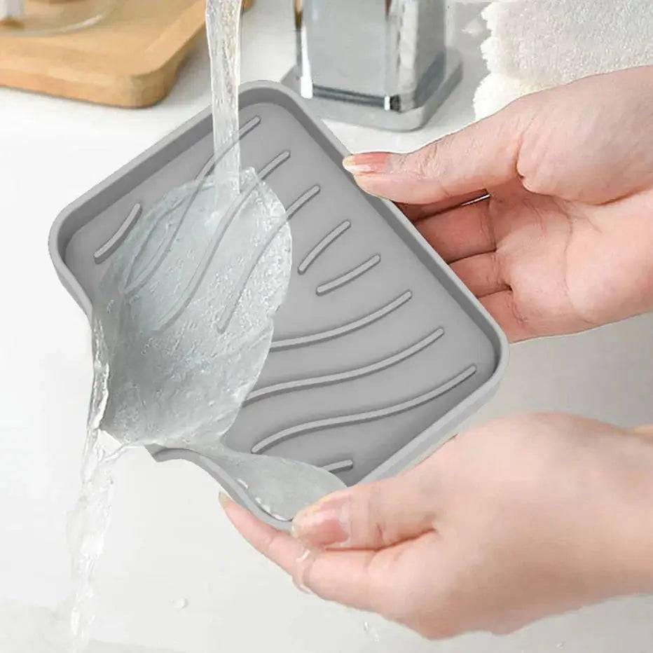 Self-Draining Soap Dish Holder