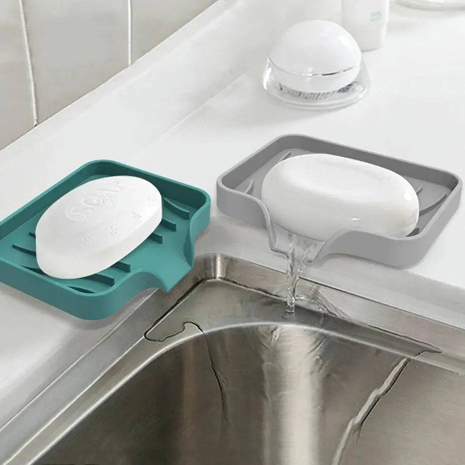Self-Draining Soap Dish Holder