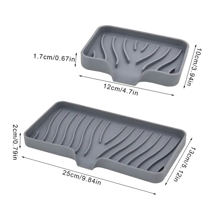 Self-Draining Soap Dish Holder