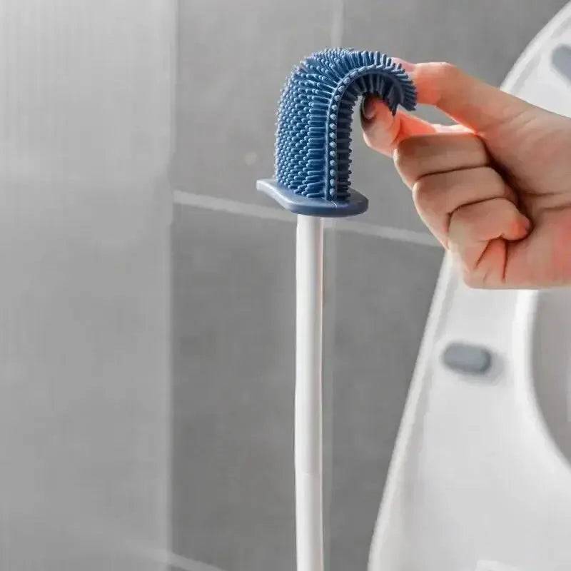 Silicone Toilet Brush with Holder Box