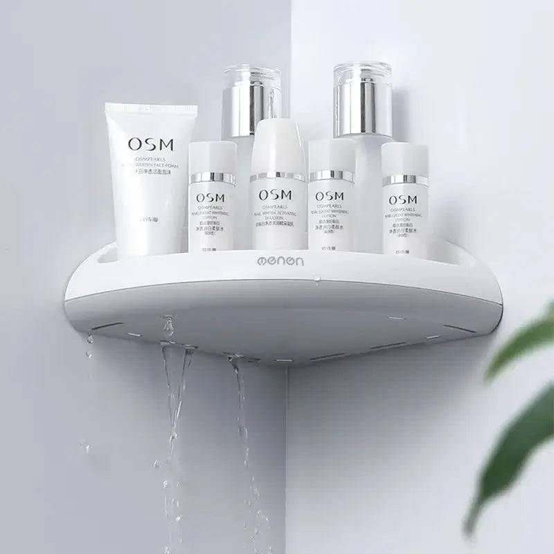 Triangular Wall-Mounted Corner Shelf