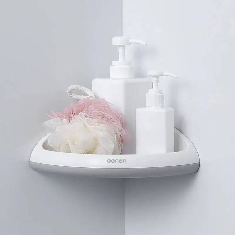 Triangular Wall-Mounted Corner Shelf