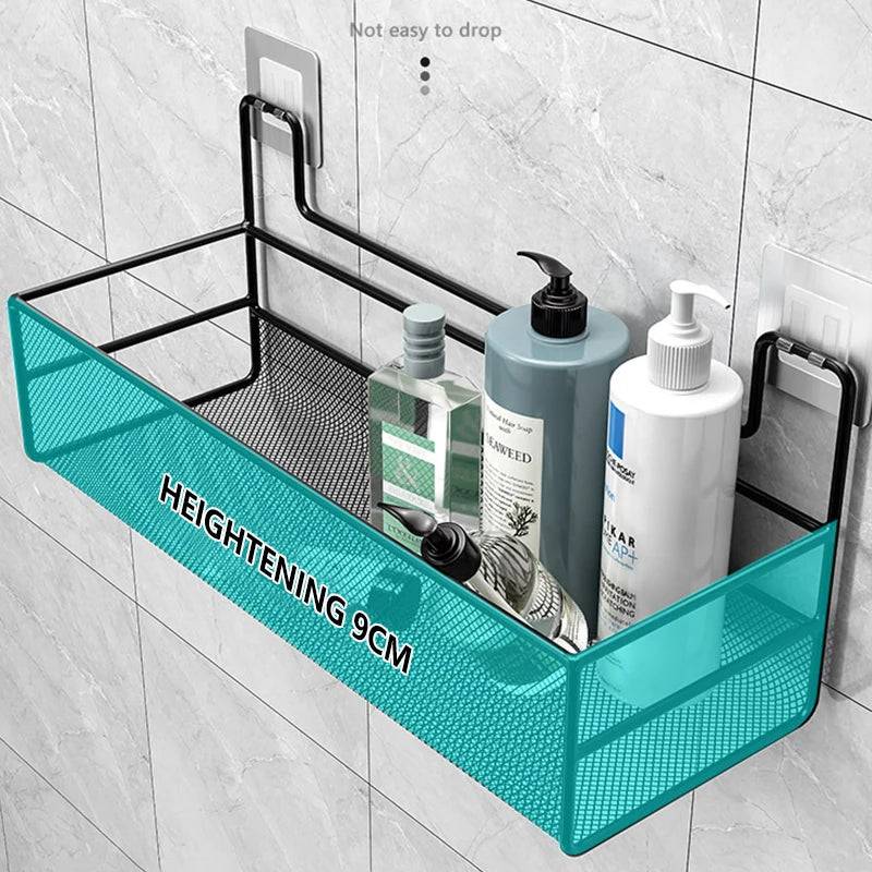 Versatile Wall-Mounted Shower Shelf