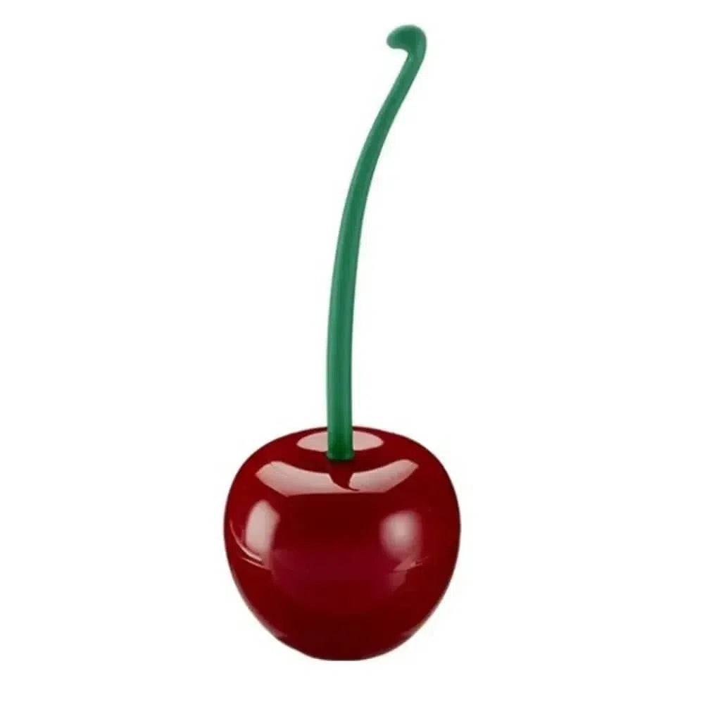 Cherry Shape Lavatory Toilet Brush Holder Set