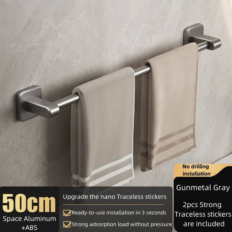 Sleek Space Aluminium Towel Rack