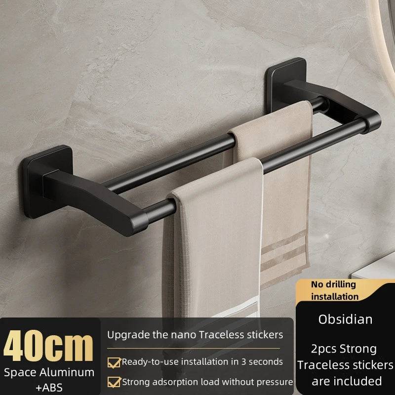 Sleek Space Aluminium Towel Rack