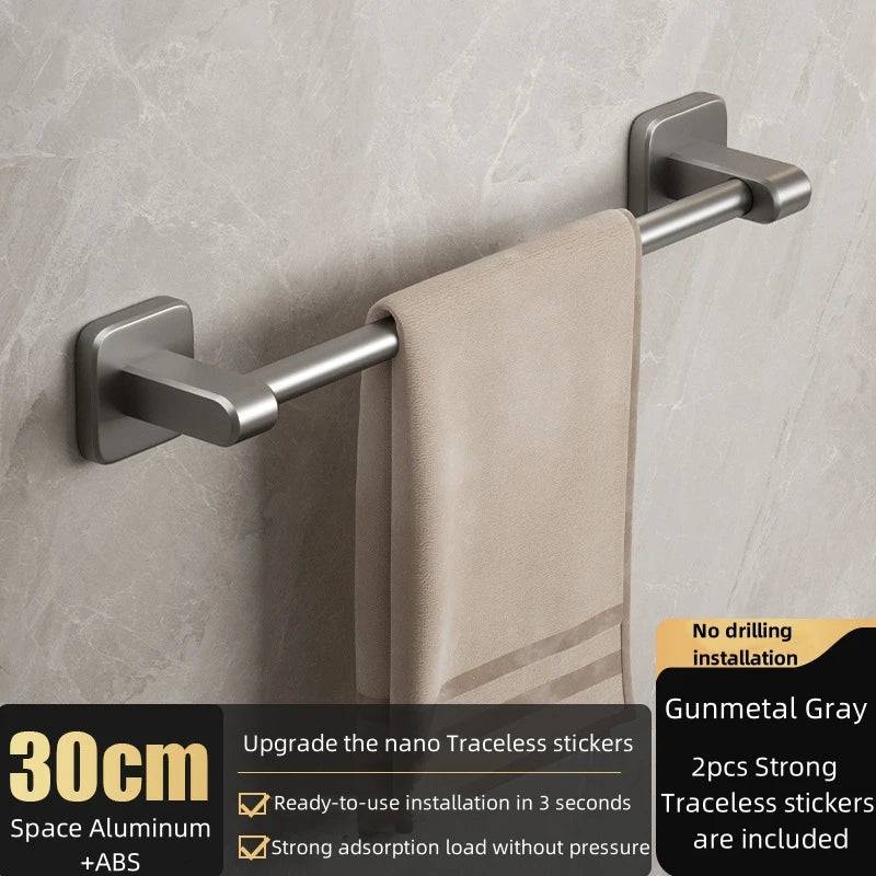 Sleek Space Aluminium Towel Rack