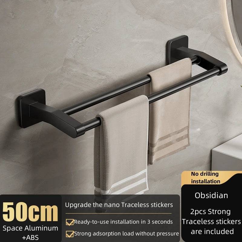 Sleek Space Aluminium Towel Rack