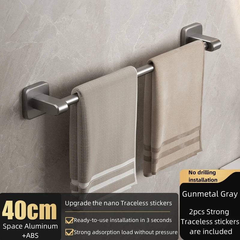 Sleek Space Aluminium Towel Rack